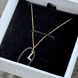 Mejuri Diamond Letter Necklace (L)